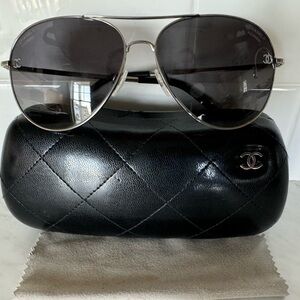 Chanel Aviator Pilot Sunglasses